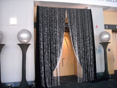 Black and Crystal Entrance
