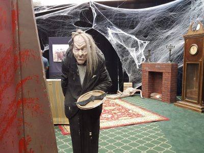 scary butler, haunted props
